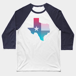 Texas Ombre Baseball T-Shirt